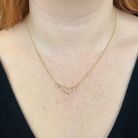 joydrop leo gold cz zodiac necklace