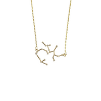 joydrop sagittarius gold cz zodiac necklace